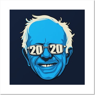 Bernie Sander Hindsight 2020 Election Posters and Art